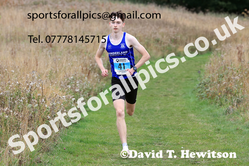 Senior Mens Relay, 2025 Farringdon Cross Country Relays, Sunderland. Photo: David T. Hewitson/Sports for All Pics